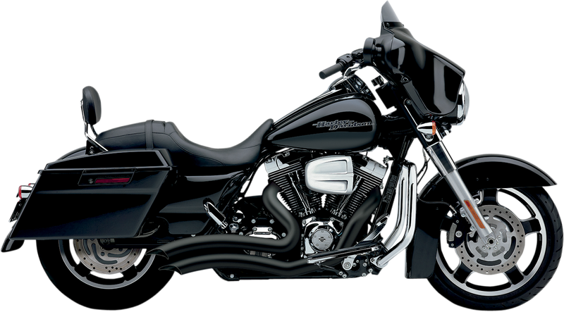 COBRA Speedster Swept Short Exhaust - Black - '10-'16 Touring