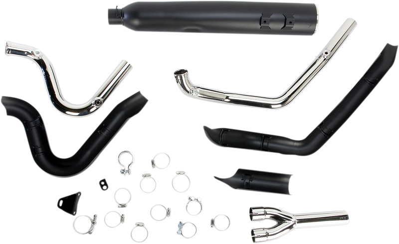 COBRA 2:1 Exhaust - Black - '09-'16 FL