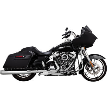 VANCE & HINES 4-1/2" Torquer Slip-On Mufflers - Chrome - Touring '95-'16