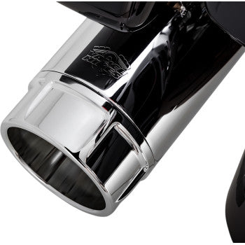 VANCE & HINES 4-1/2" Torquer Slip-On Mufflers - Chrome - Touring '95-'16