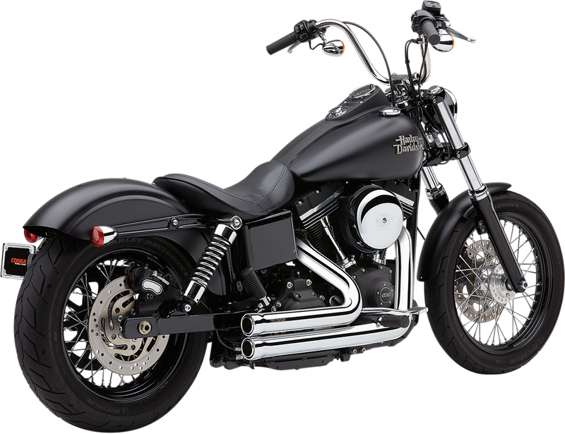 COBRA 909 Exhaust - Chrome - '12-'17 Dyna