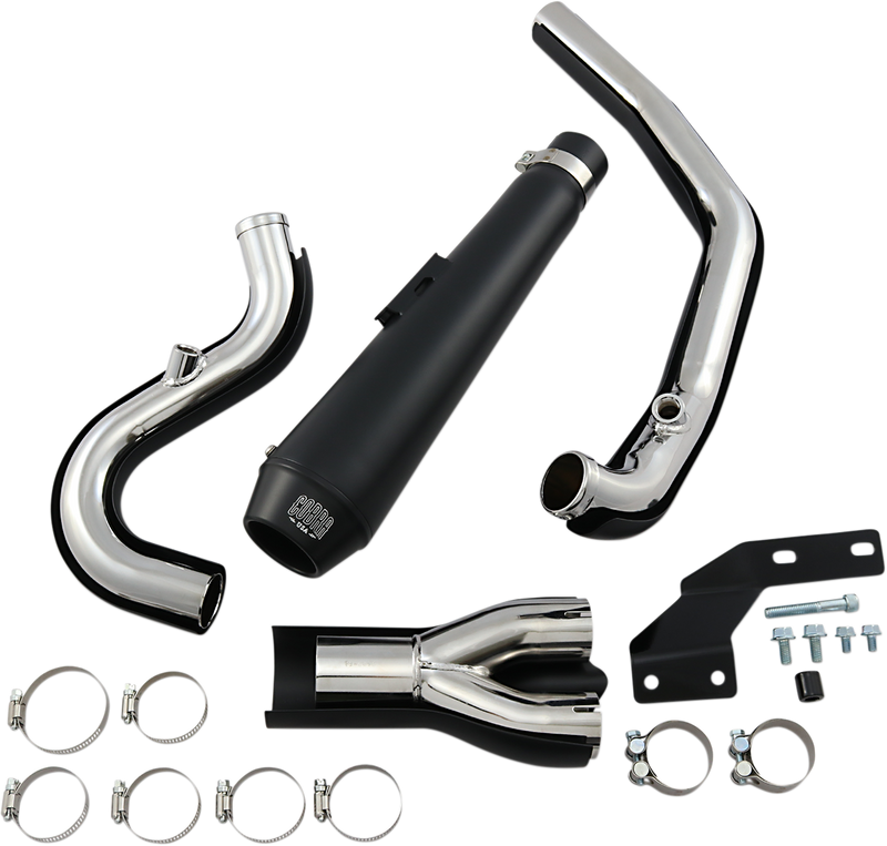COBRA El Diablo Exhaust - Black - '07-'11 Softail