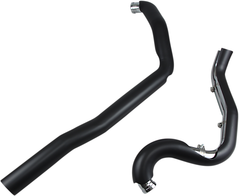 COBRA True Dual Headpipes - Black - '07-'08 FL