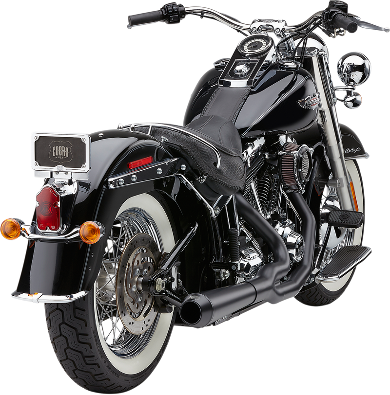 COBRA El Diablo Exhaust - Black - '12-'17 Softail