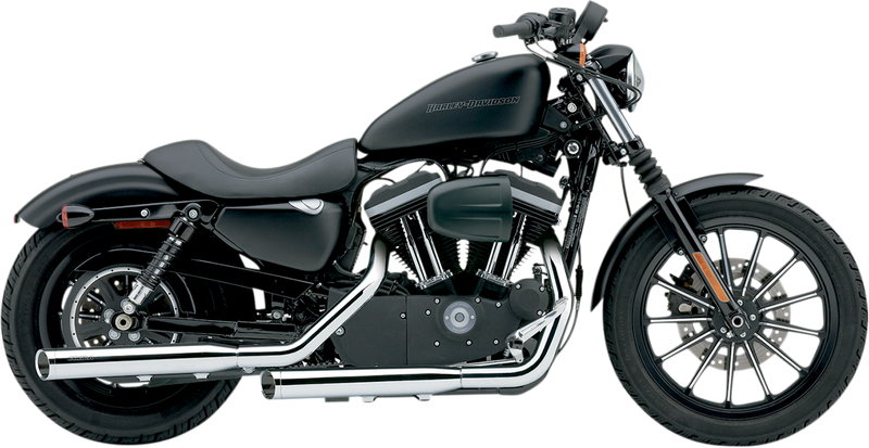 COBRA Slashcut Mufflers - Chrome - '04-'13 XL