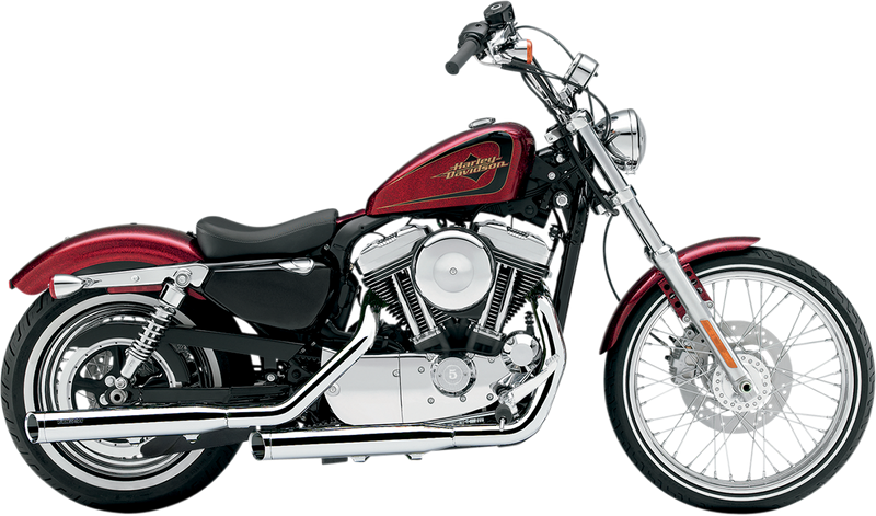 COBRA Slashcut Mufflers - Chrome - '12-'13 XL1200V