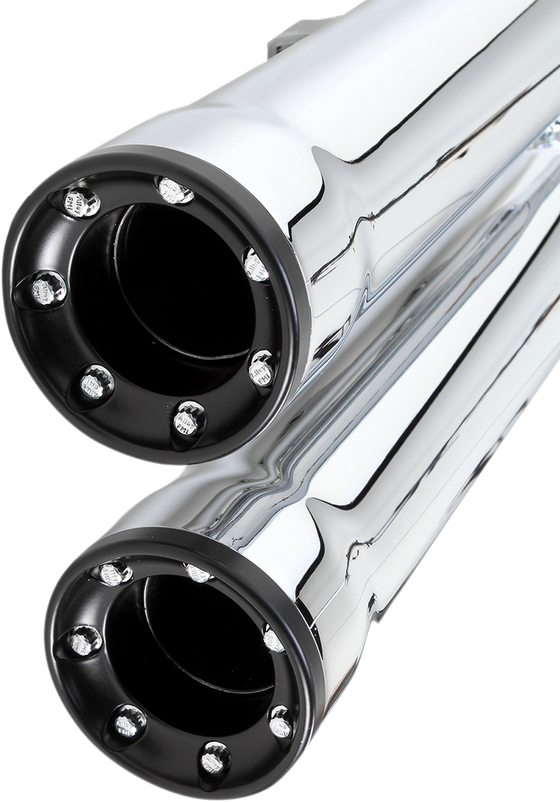 COBRA 3" RPT Mufflers for '07-'13 XL - Chrome