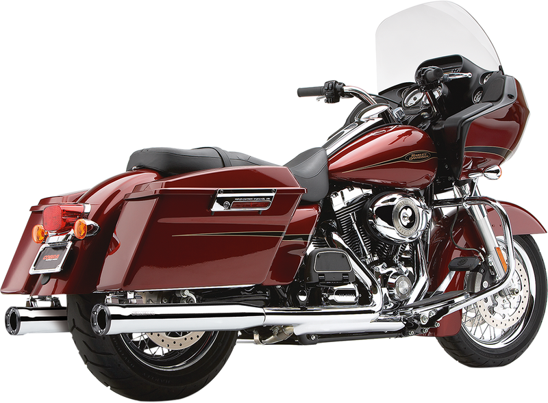 COBRA RPT 3" Mufflers - Chrome - '95-'16 Bagger