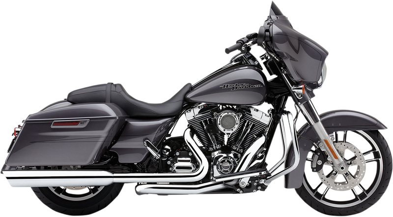 COBRA 909 4" Mufflers - Chrome - '95-'16 Bagger
