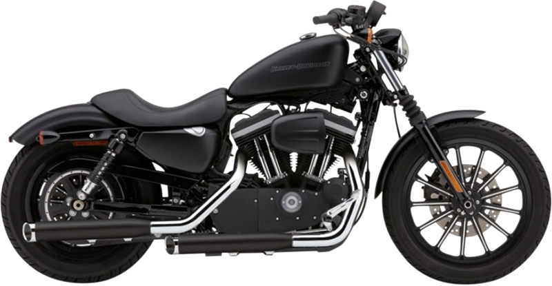 COBRA 3" Slashcut Mufflers for XL - Black