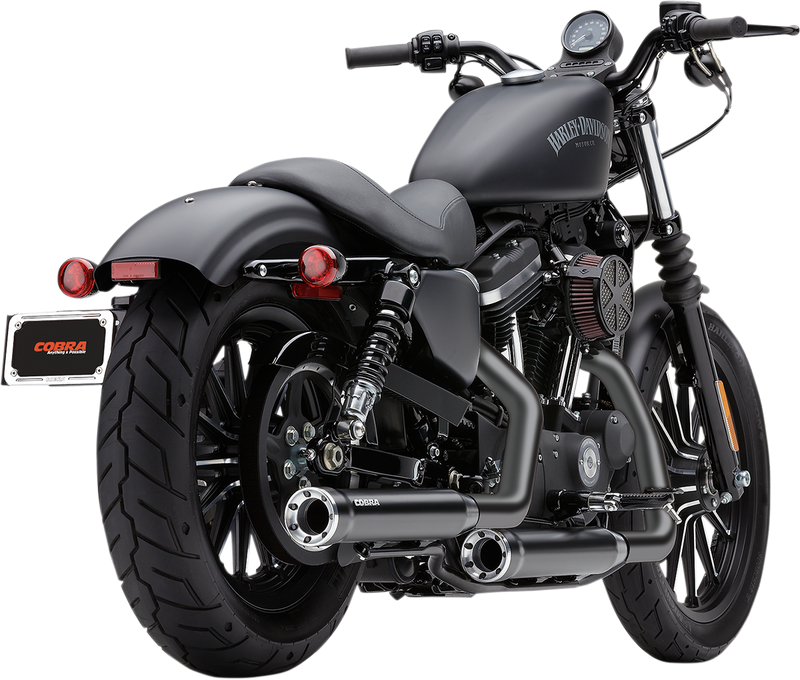 COBRA 3" RPT Mufflers for XL - Black