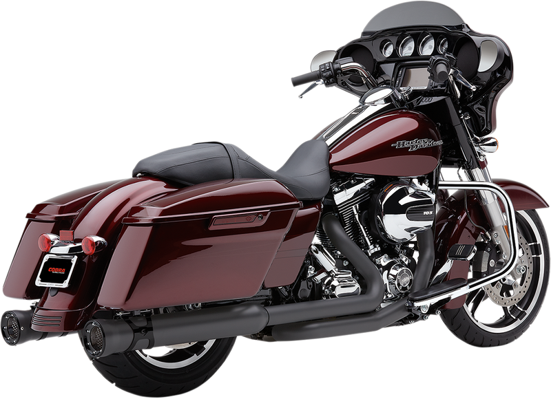 COBRA Race Pro Mufflers - Black - FL