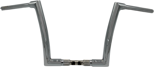 FAT BAGGERS INC. 1-1/2" EZ Install Flat Top Handlebar - 12" - Chrome 606012