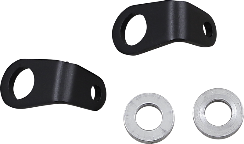 CUSTOM DYNAMICS Micro Bullet Turn Signal Mounting L-Bracket - Black