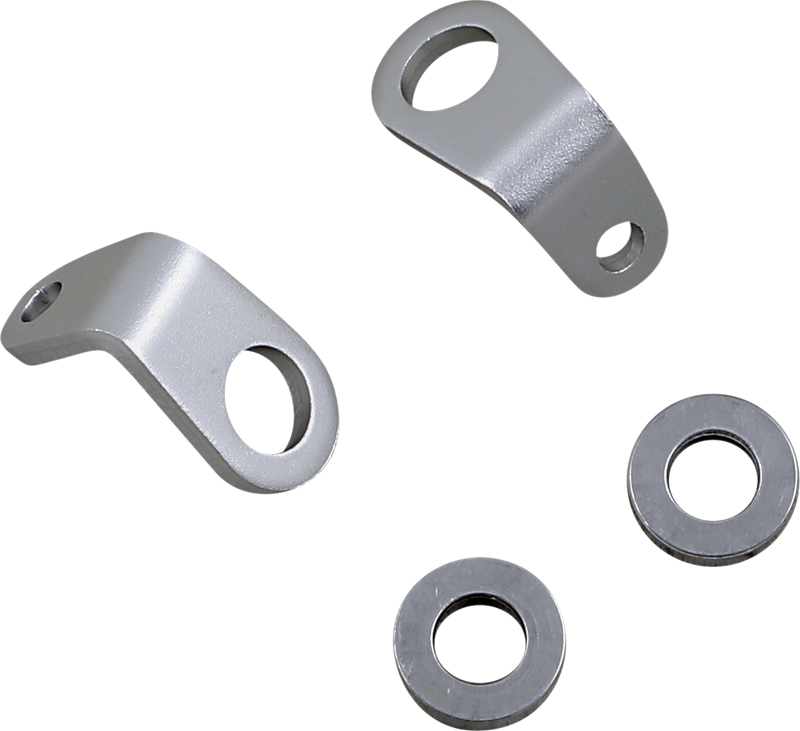 CUSTOM DYNAMICS Micro Bullet Turn Signal Mounting L-Bracket - Silver