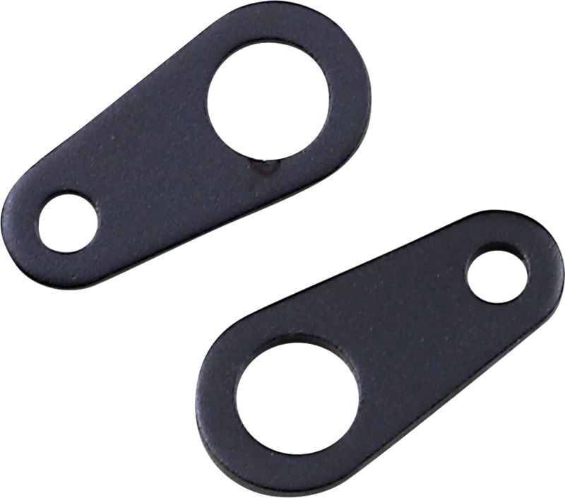 CUSTOM DYNAMICS Micro Bullet Turn Signal Mounting Straight Bracket - Black