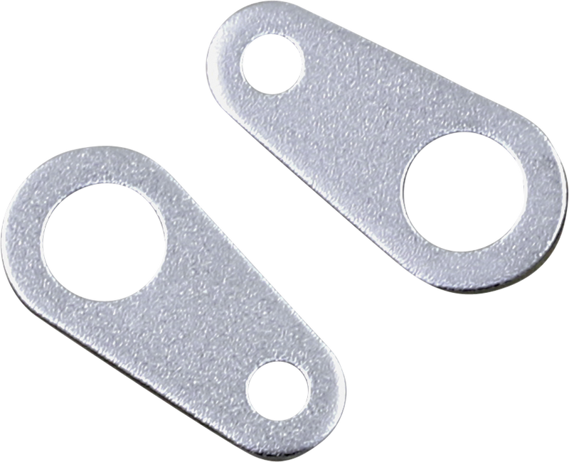 CUSTOM DYNAMICS Micro Bullet Turn Signal Mounting Straight Bracket - Silver