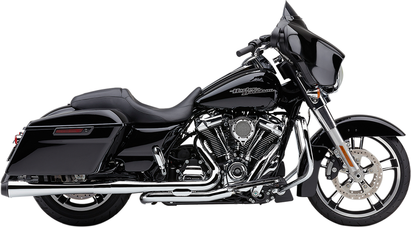 COBRA El Diablo 4" Mufflers for FL - Chrome/Black