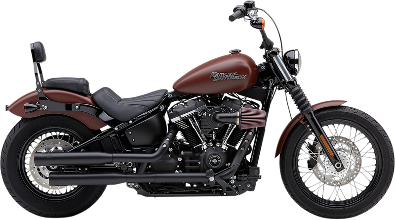 COBRA Neighbor Hater Mufflers - Black - '18-'23 Softail