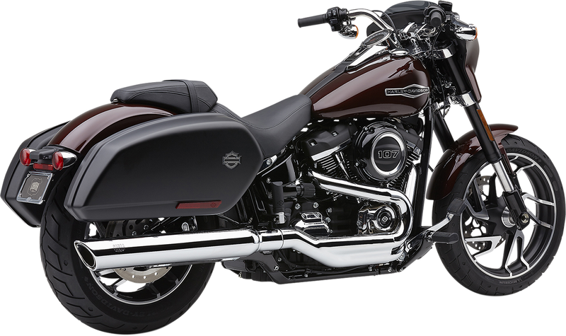 COBRA 909 Twin Muffler for FLSB - Chrome