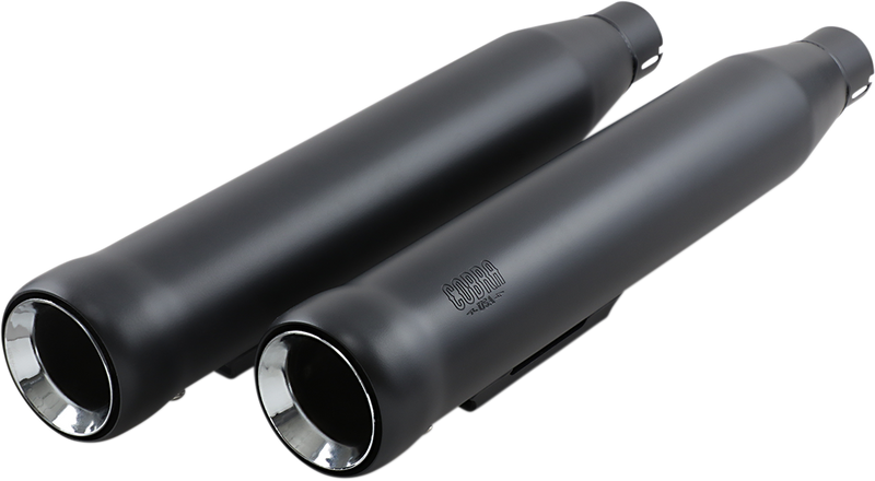 COBRA 3" Neighbor Hater Mufflers for '91-'17 Dyna - Black