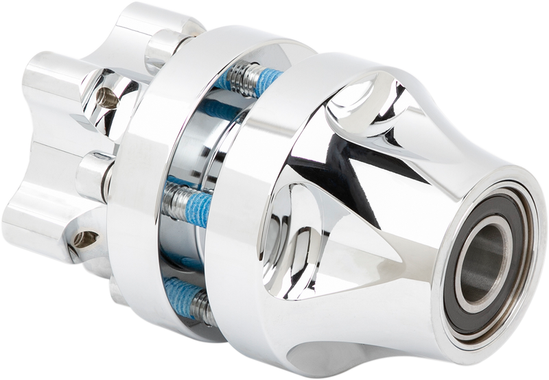 ARLEN NESS Front Single Disc Cartridge Hub Kit - Chrome - '08-'17 FLST