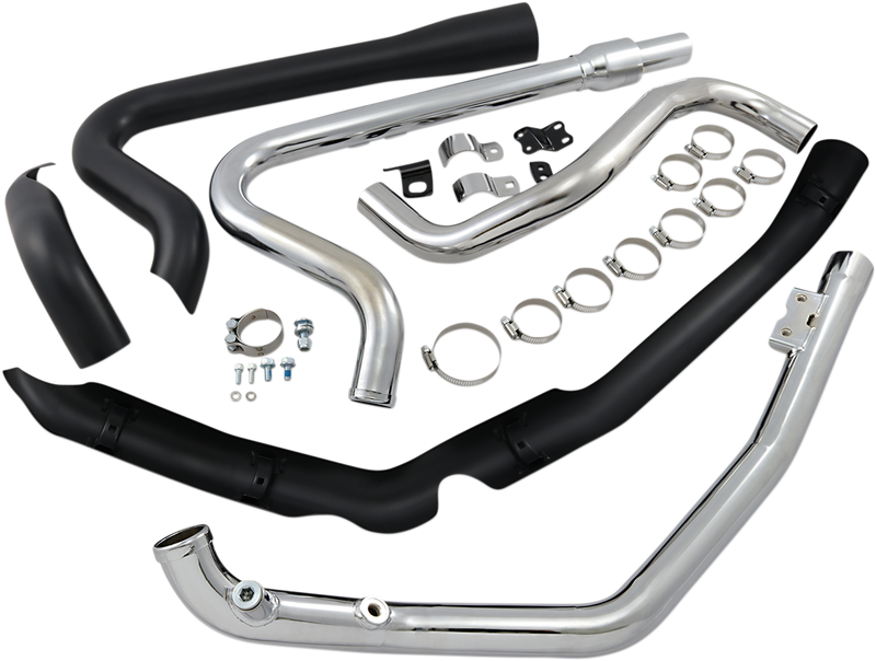 COBRA True Dual Headpipes - Black - Dresser