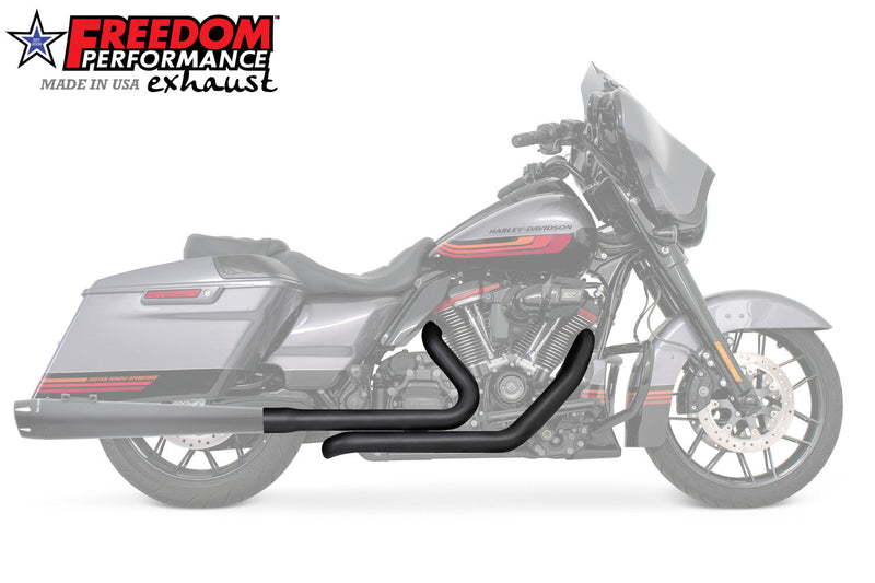 FREEDOM EXHAUST -  TOURING RIGHT SIDE TUCK & UNDER TRUE-DUAL HEADERS