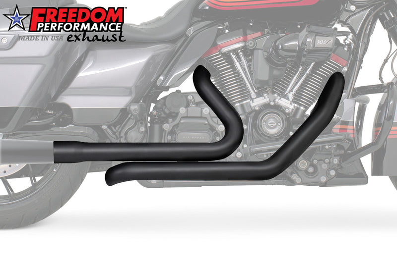 FREEDOM EXHAUST -  TOURING RIGHT SIDE TUCK & UNDER TRUE-DUAL HEADERS