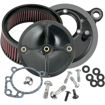 S&S CYCLE Super Stock Stealth Air Cleaner Kit - Black