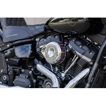 S&S CYCLE Stealth Air Cleaner Cover - Mini Teardrop - Chrome