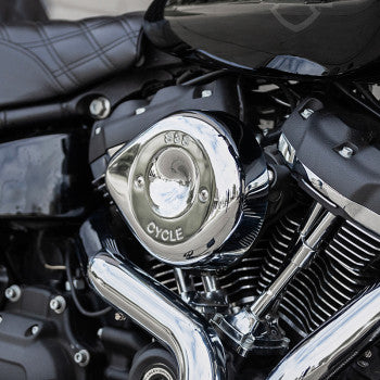 S&S CYCLE Stealth Air Cleaner Cover - Teardrop - Chrome