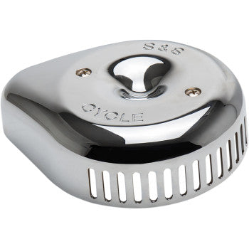 S&S CYCLE Stealth Air Cleaner Cover - Slasher - Chrome