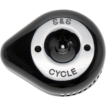 S&S CYCLE Stealth Air Cleaner Cover - Slasher - Gloss Black