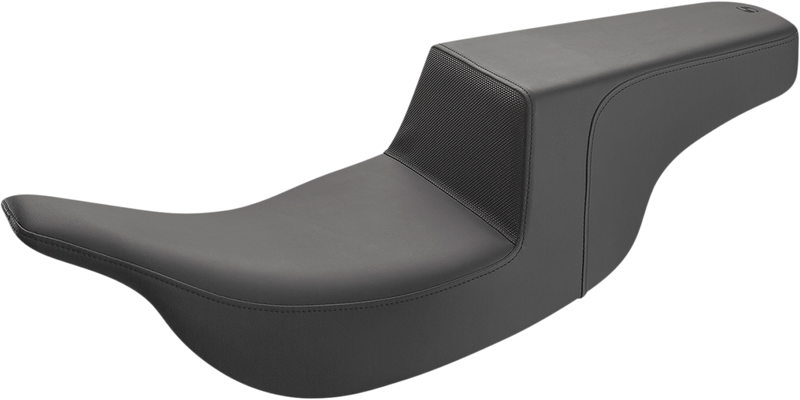 SADDLEMEN Step-Up Seat - Gripper - Black - Touring '97-'07