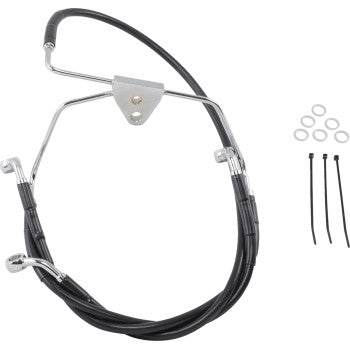 DRAG SPECIALTIES Brake Line - Front - FLH '96-'07