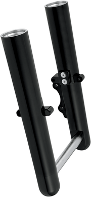 ARLEN NESS Dual-Disc Hot Legs Fork Legs - Smooth - '08-'13 FLT - Black Anodized