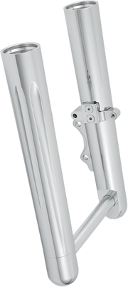 ARLEN NESS Dual-Disc Hot Legs Fork Legs - Deep Cut - '00-'07 FLT - Chrome