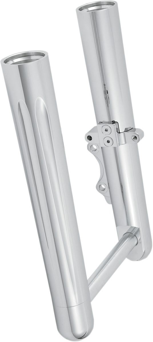 ARLEN NESS Dual-Disc Hot Legs Fork Legs - Deep Cut - '00-'07 FLT - Chrome