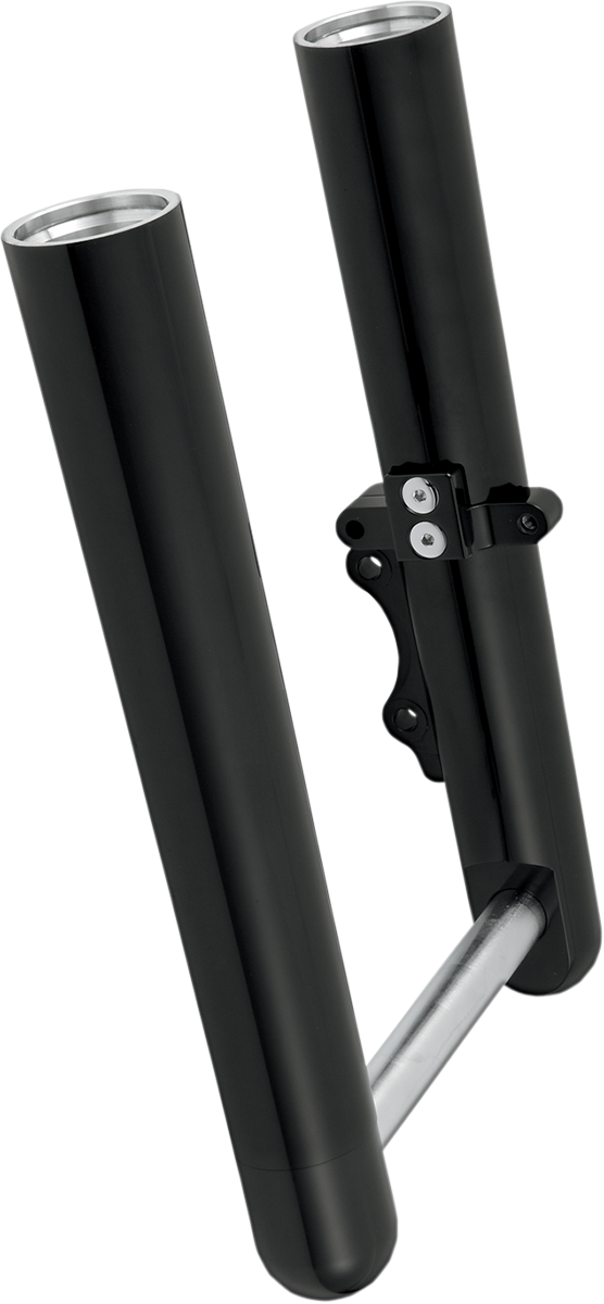 ARLEN NESS Custom Single-Disc Hot Legs Fork Legs - Black Anodized - Smooth - '07-'17 FLS