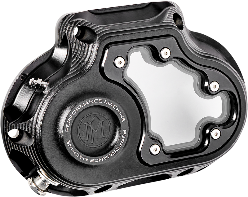 PERFORMANCE MACHINE (PM) Transmission Cover - Black Ops* - Hydraulic - Touring