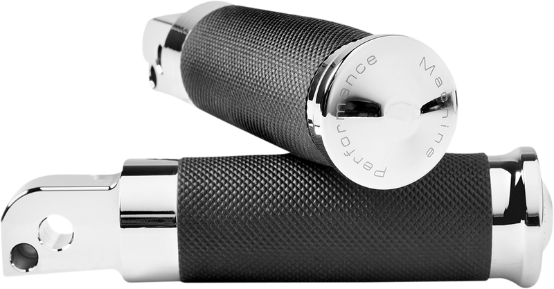 PERFORMANCE MACHINE (PM) Contour Footpeg - M8 - Passenger - Chrome - '18-'20 SOFTAIL