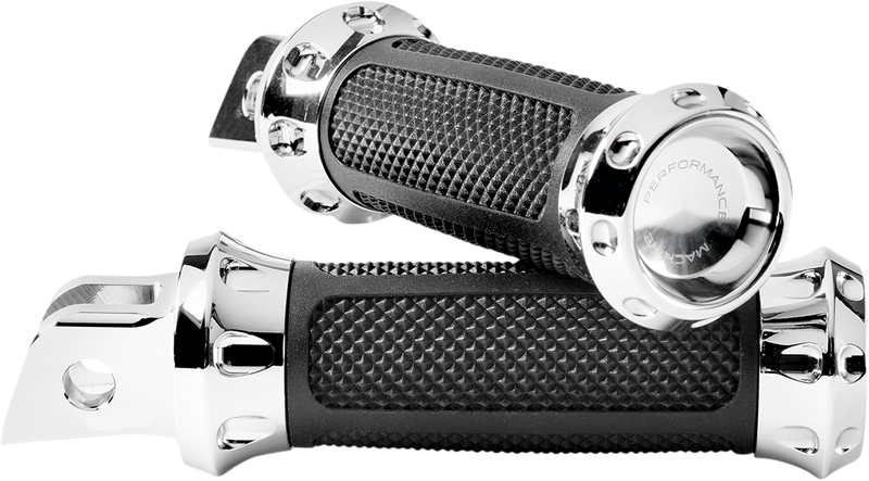 PERFORMANCE MACHINE (PM) Over Drive Footpeg - M8 - Chrome - '18-'20 SOFTAIL