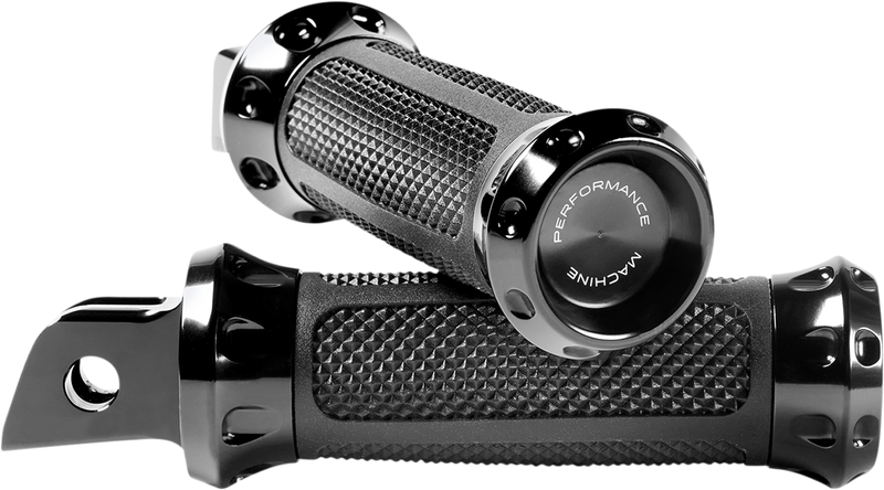 PERFORMANCE MACHINE (PM) Over Drive Footpeg - M8 - Black - '18-'20 SOFTAIL