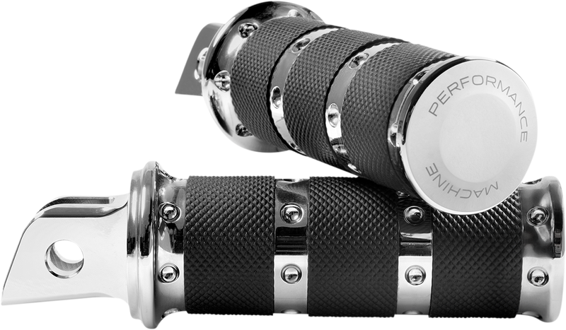 PERFORMANCE MACHINE (PM) Footpegs - Chrome - XLS - M8 - '18-'22 SOFTAIL
