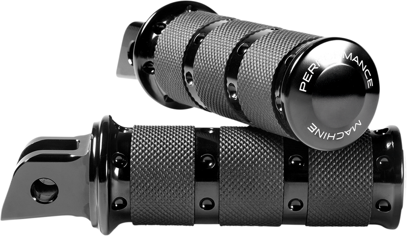 PERFORMANCE MACHINE (PM) Footpegs - Black - XLS - M8 - '18-'22 SOFTAIL