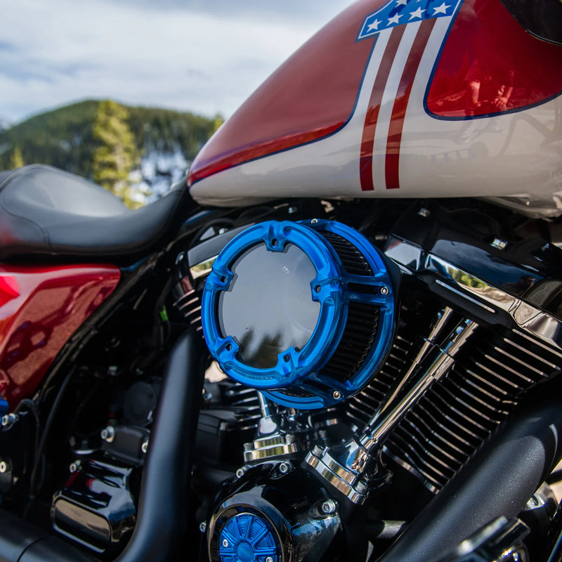 ARLEN NESS Method Clear Series Air Cleaner - Blue Anodized