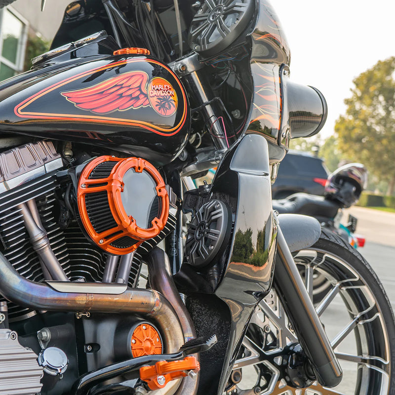 ARLEN NESS Method Clear Series Air Cleaner - Orange Anodized