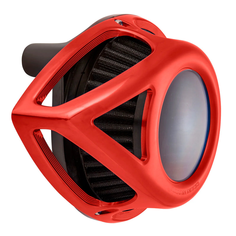 ARLEN NESS Tear Series Clear Air Cleaner Kit - Red Anodized
