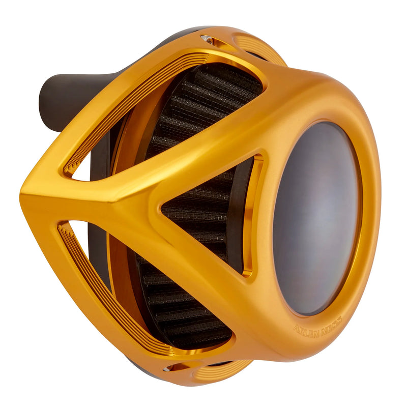 ARLEN NESS Tear Series Clear Air Cleaner Kit - Gold Anodized